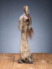 Cheyenne Beaded Hide Dress, with Brewer Made Doll