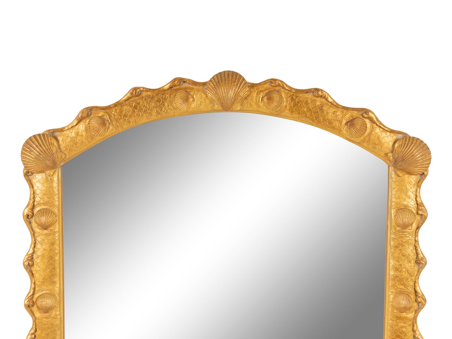 A Carvers' Guild Giltwood Beachcomber Mirror