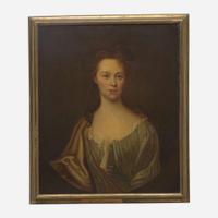 British School (18th Century) Portrait of Lady Narborough; together with a Companion Portrait of a Gentleman, Half-Length