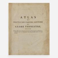 [Maps & Atlases] (Bonne, Rigobert) Atlas de toutes les parties connues du Globe Terrestre, dresse...