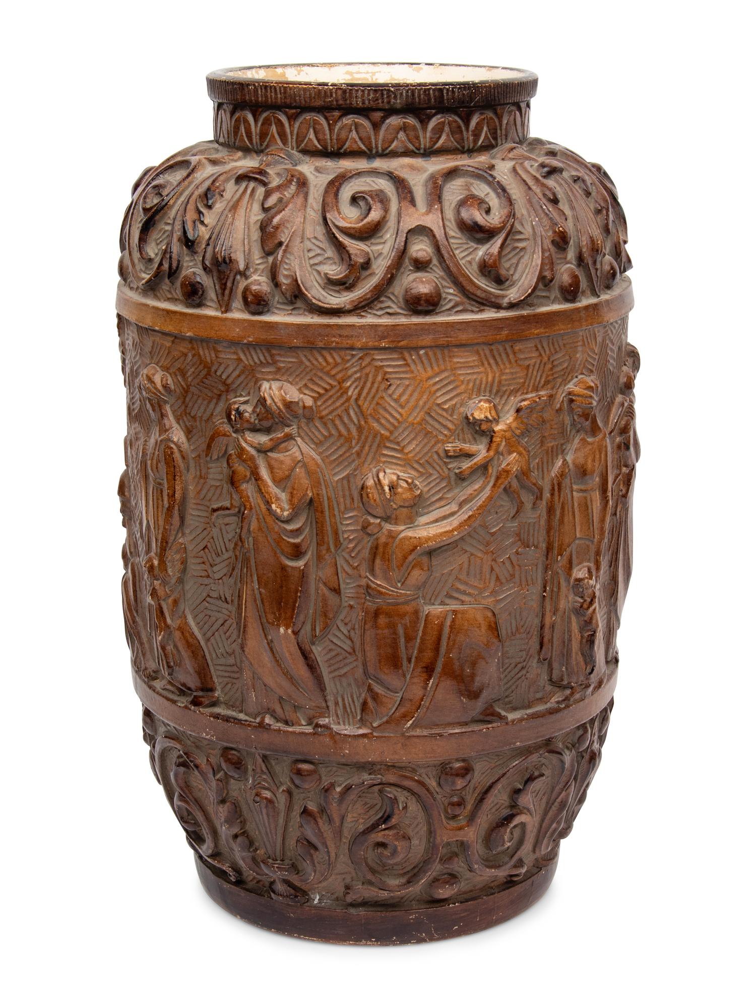 A Continental Ceramic Umbrella Stand