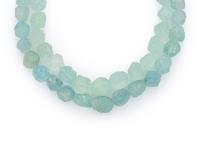 AQUAMARINE BEAD NECKLACE