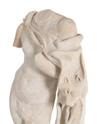 A Grand Tour Carved Marble Figure of Dionysus