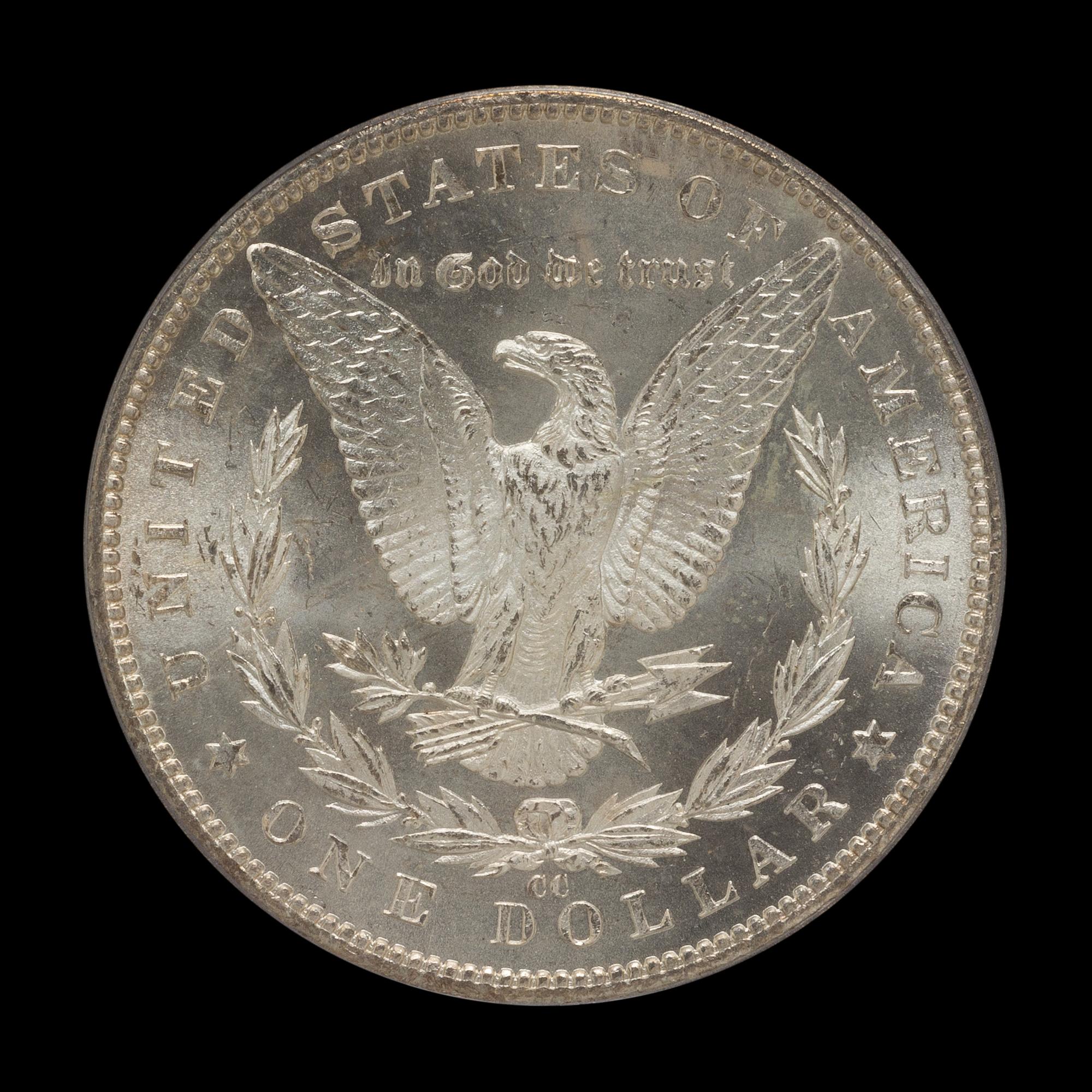 A United States 1882-CC Morgan Silver Dollar Coin