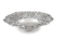 A Victorian Repousse Silver Bowl