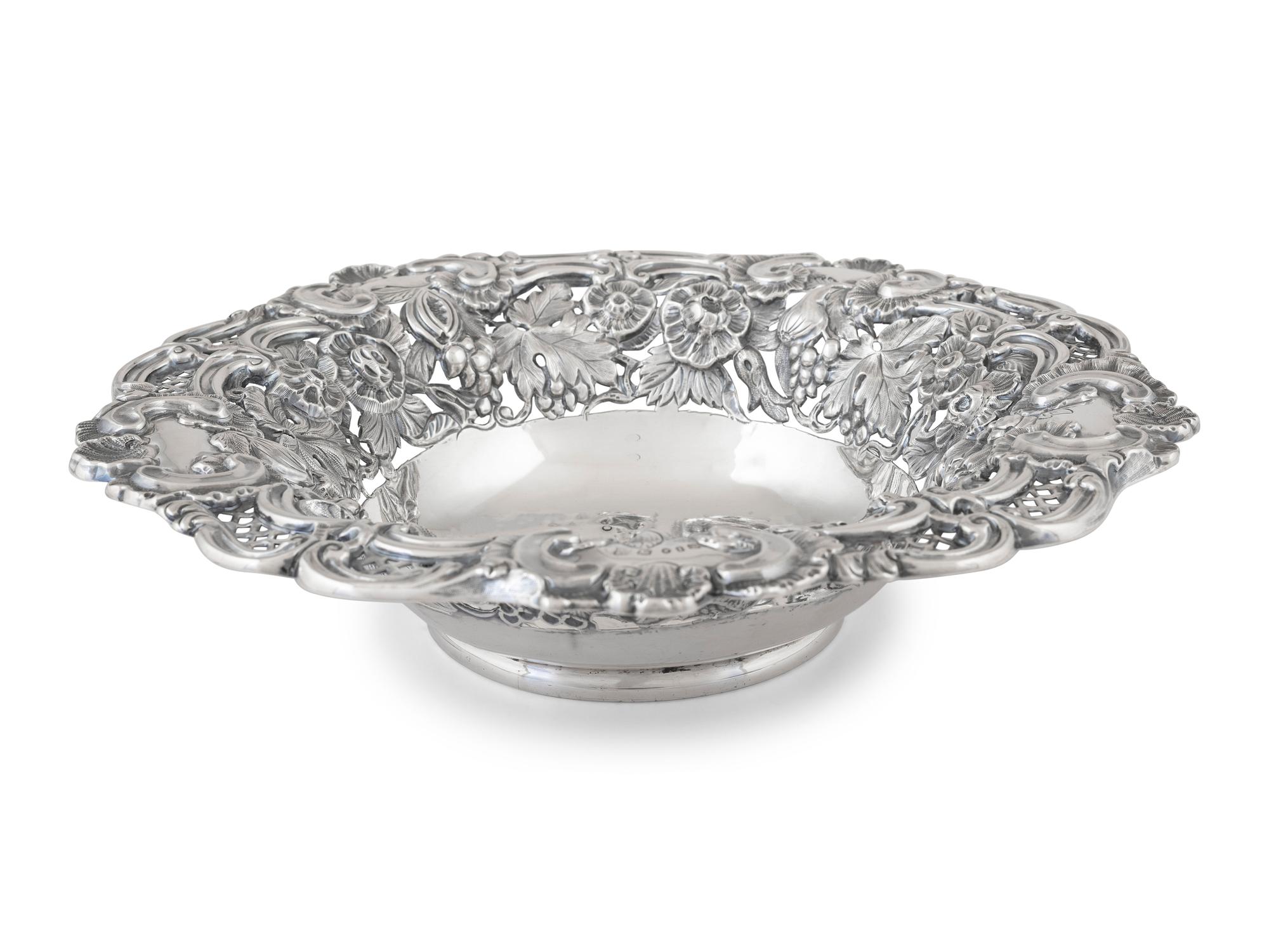 A Victorian Repousse Silver Bowl