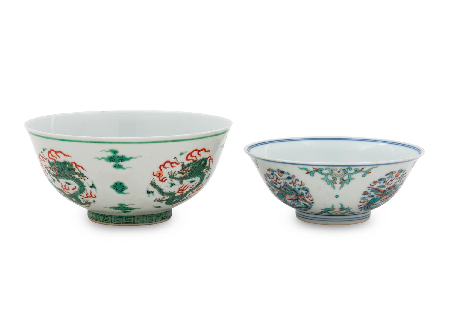 Two Chinese Porcelain Bowls