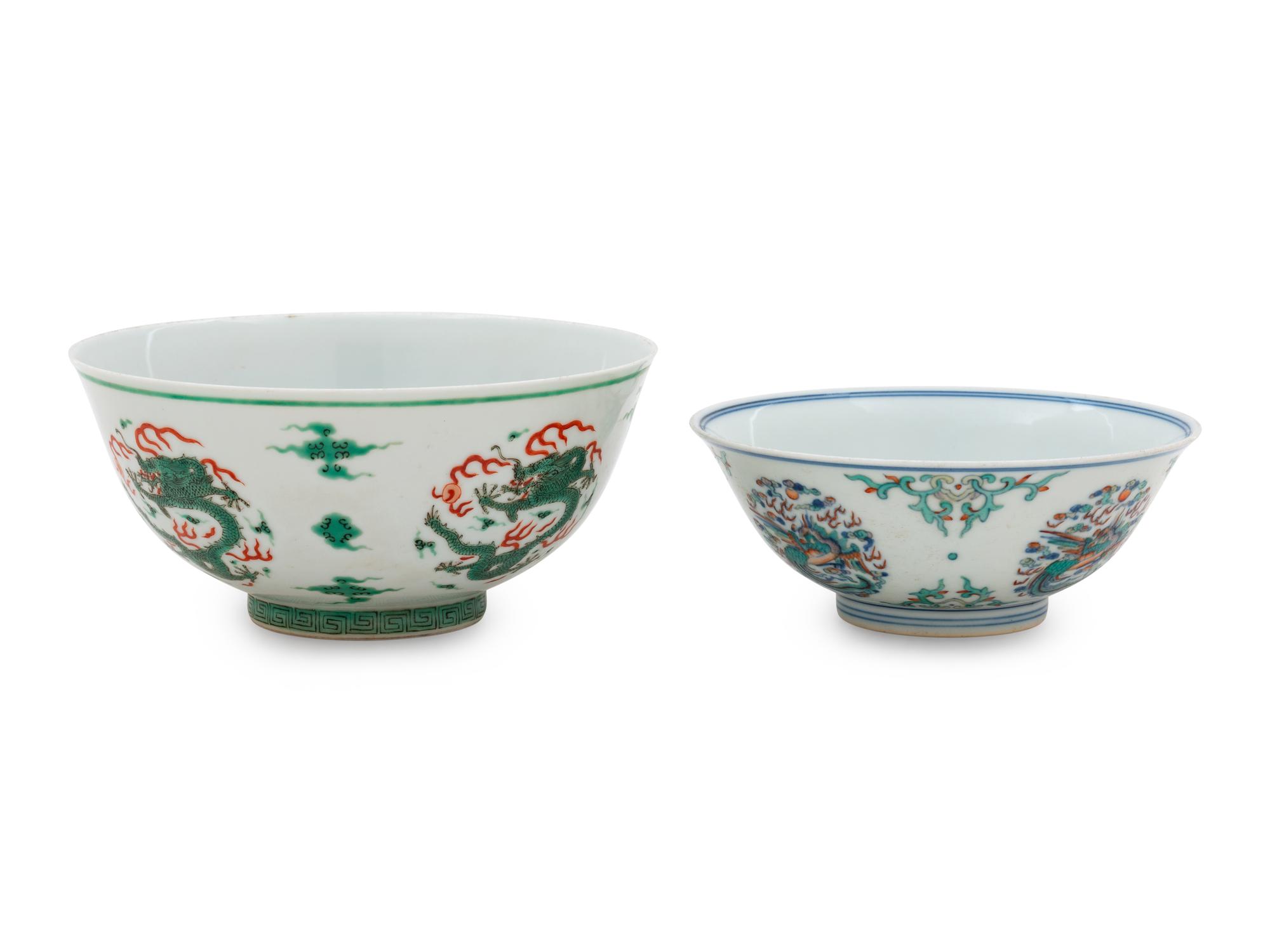 Two Chinese Porcelain Bowls