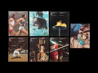 A Group of Seven 1976 Montreal Olympic Programs Including Sugar Ray Leonard's Gold Medal Victory,