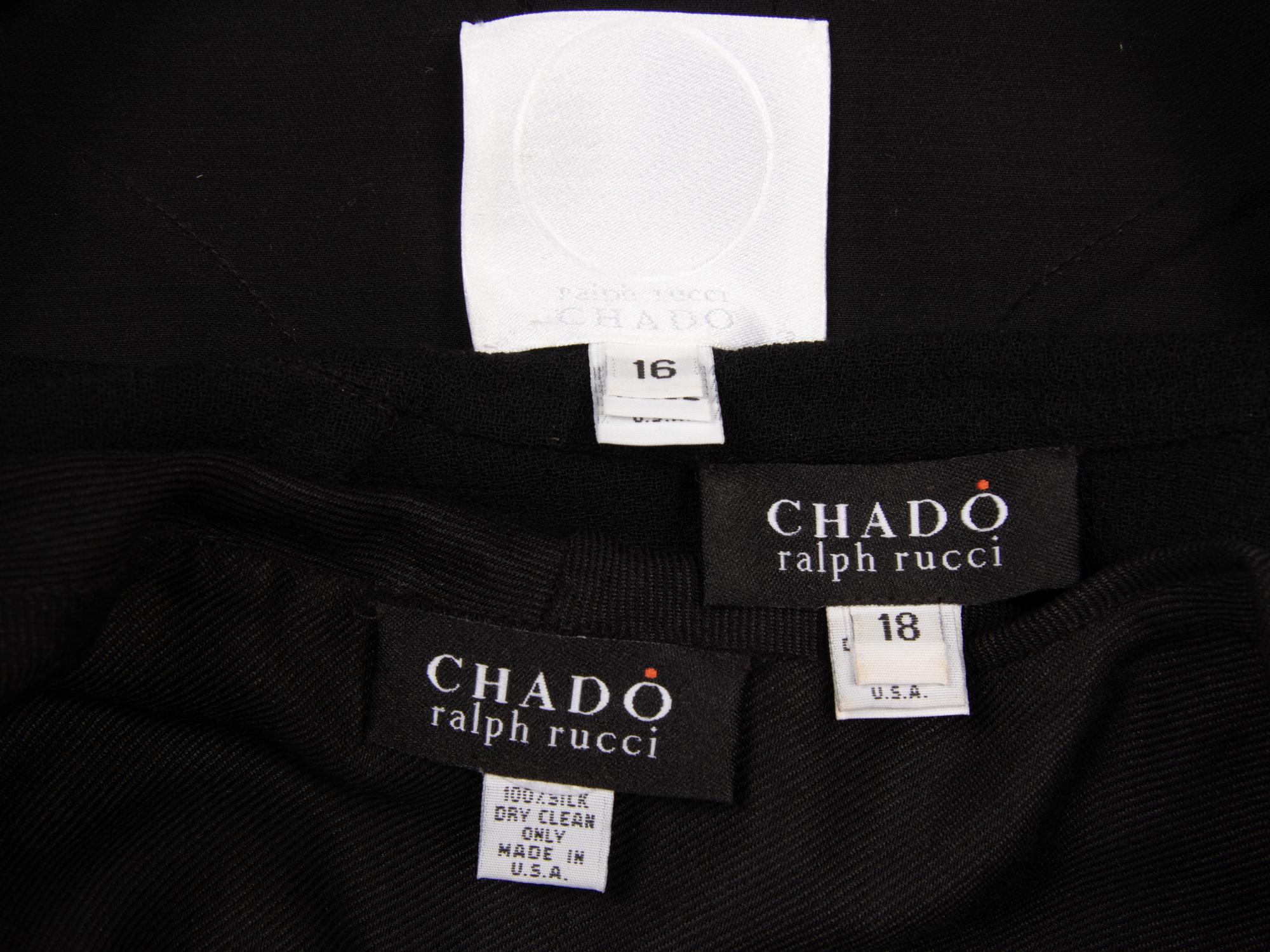 Ralph Rucci, Three Black Tops