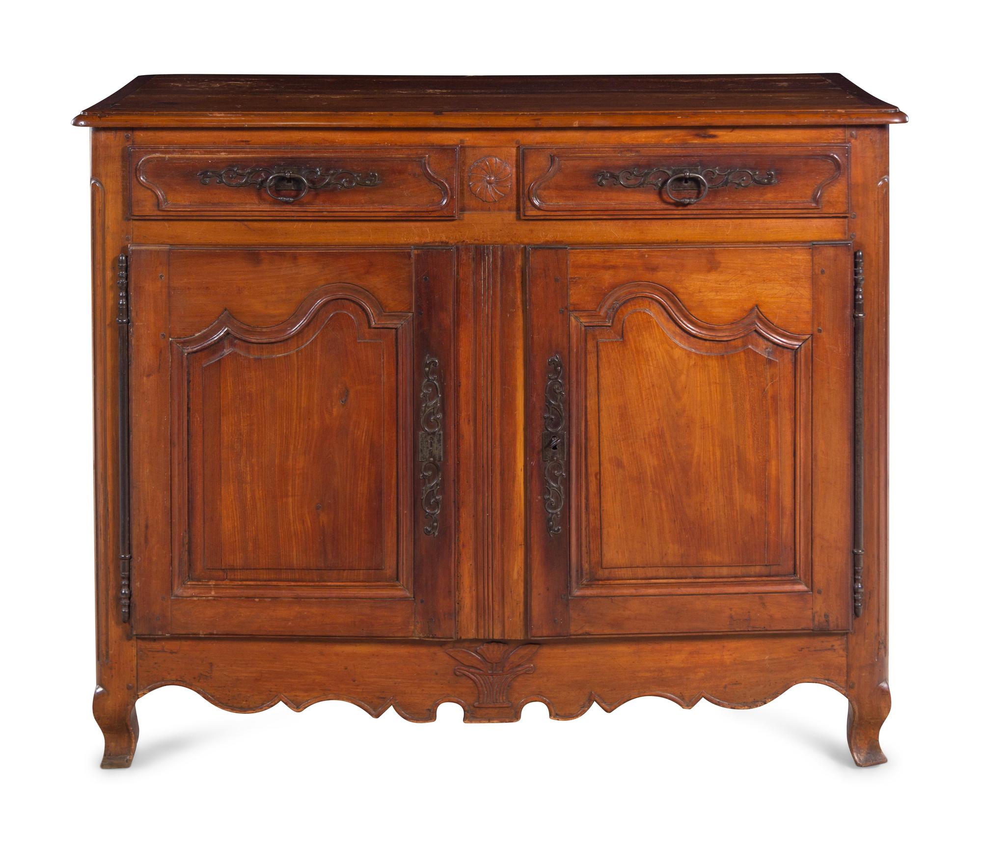 A Louis XV Provincial Style Walnut Sideboard