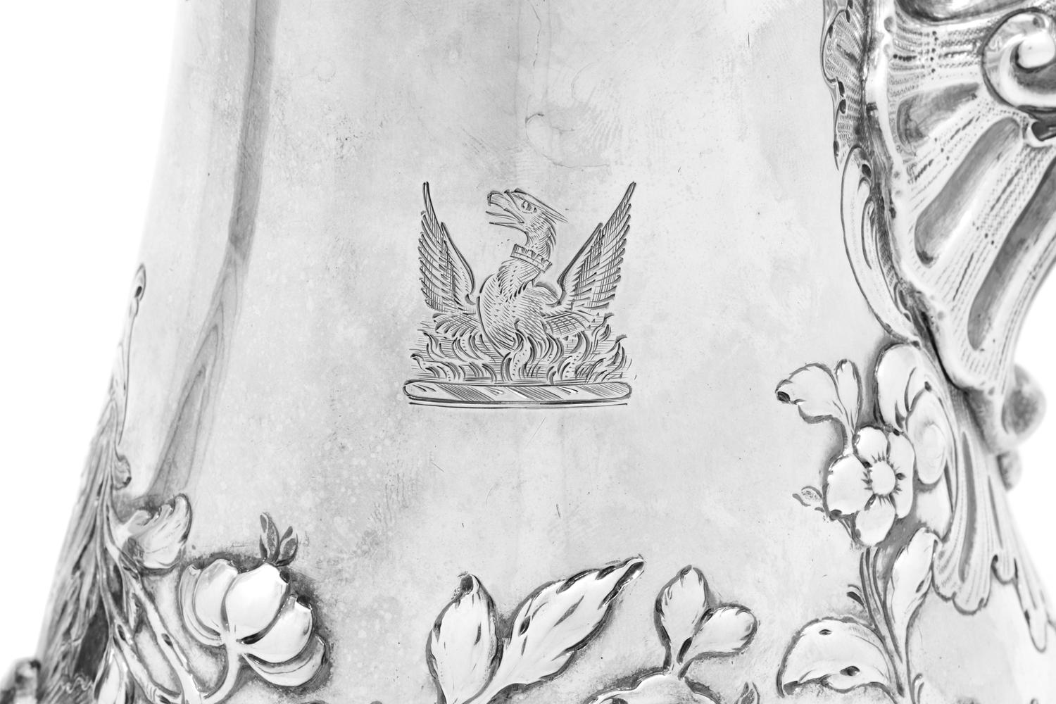 A George II/III Silver Coffee Pot