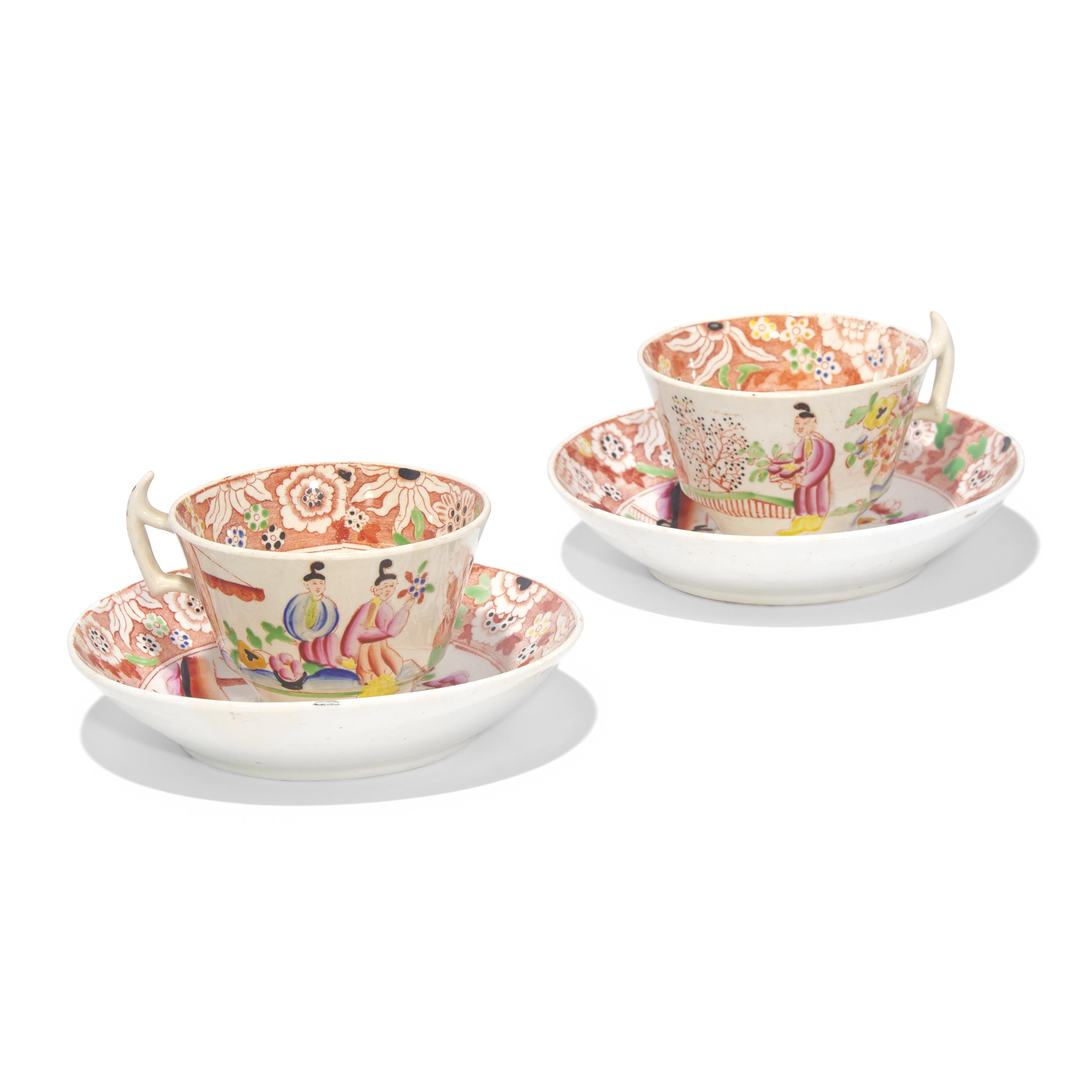 An Assembled Group of Chinese Export Porcelain Tea and Tablewares