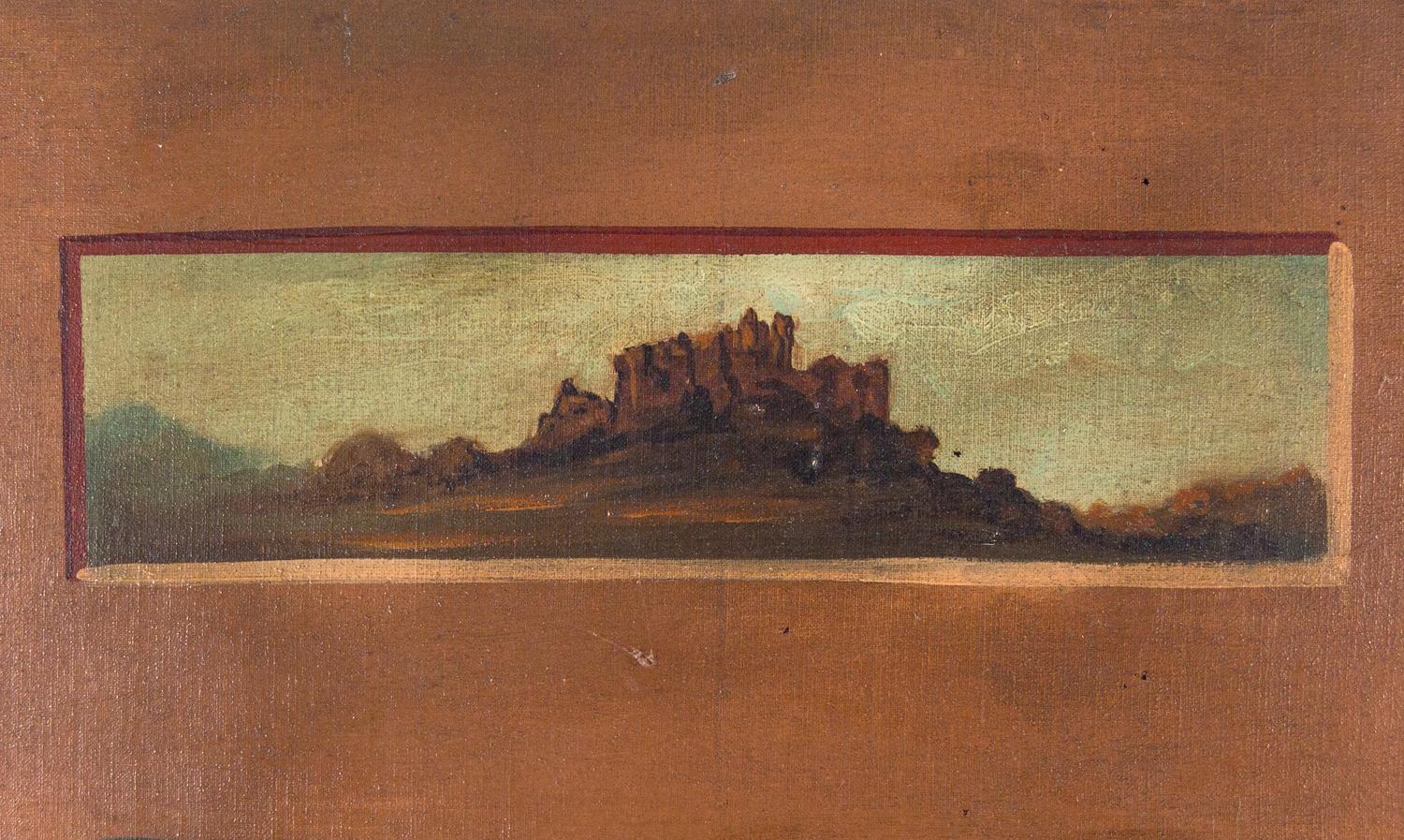 A Set of Four Neoclassical Painted Panels