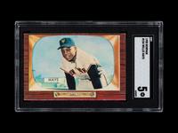 A 1955 Bowman Willie Mays Baseball Card No. 184 (SGC 5 EX)