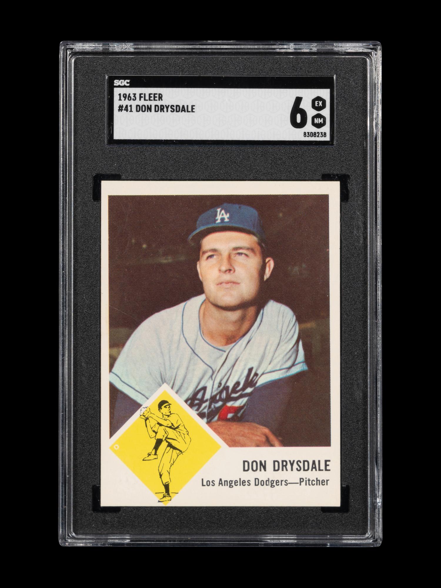 A Group of 45 1963 Fleer Baseball Cards (Including Maury Wills Rookie and Hall of Famers),