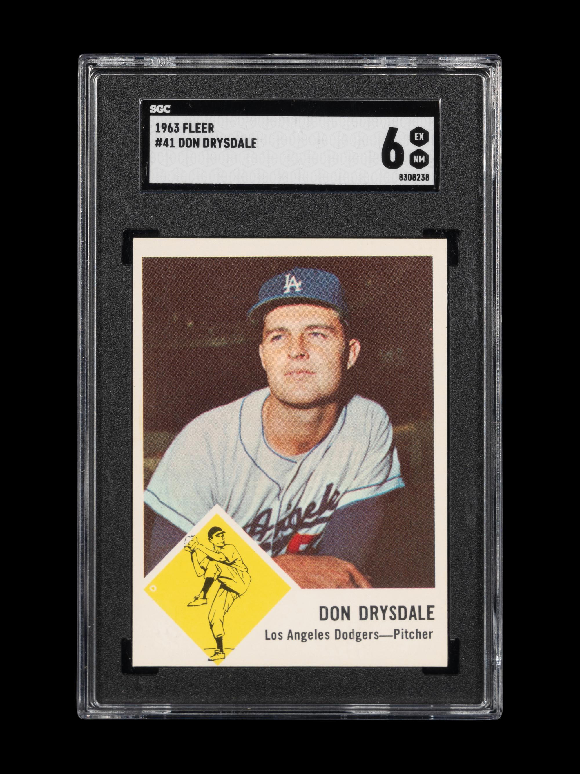 A Group of 45 1963 Fleer Baseball Cards (Including Maury Wills Rookie and Hall of Famers),