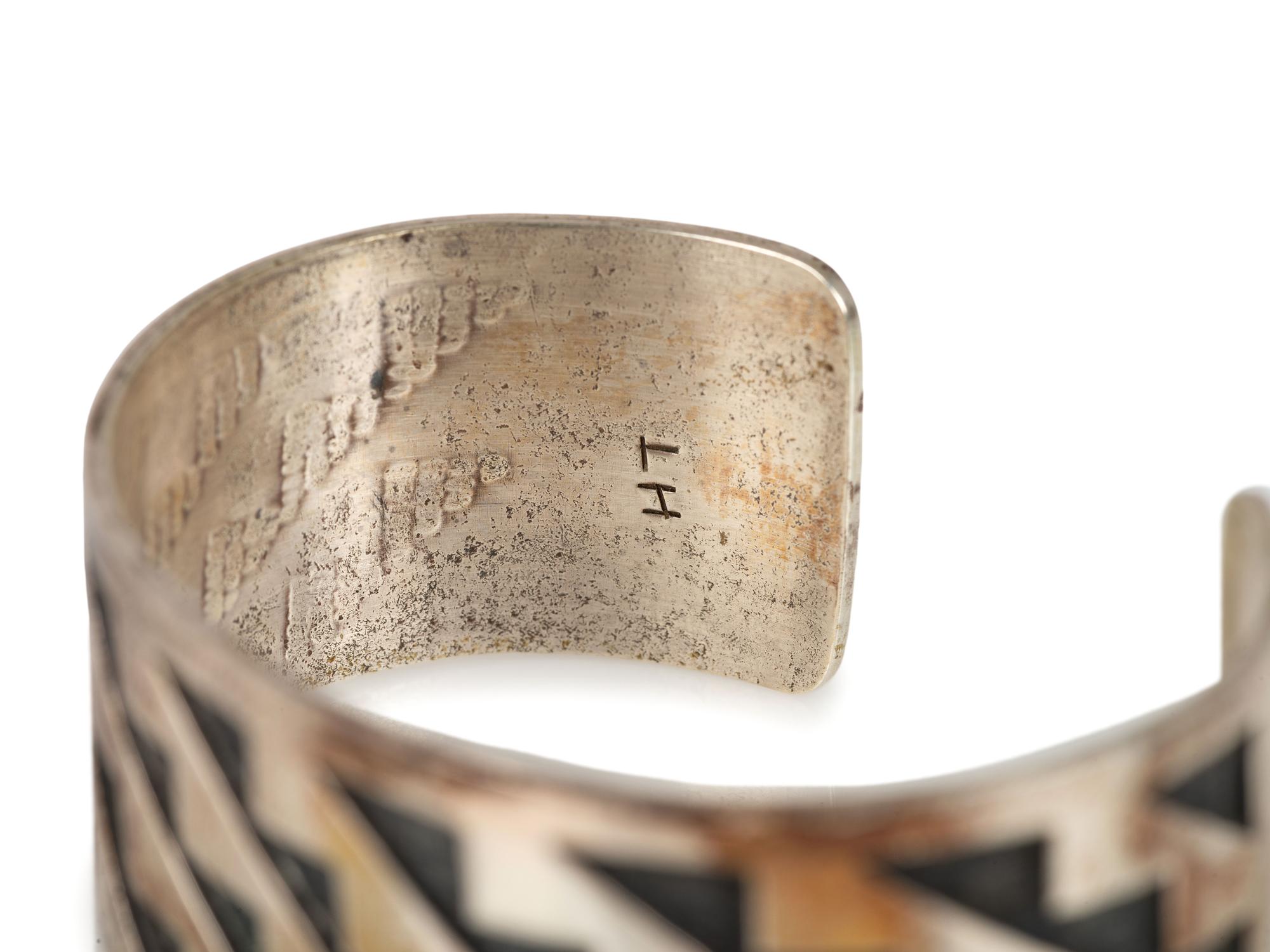 Navajo and Hopi Silver Overlay Jewelry