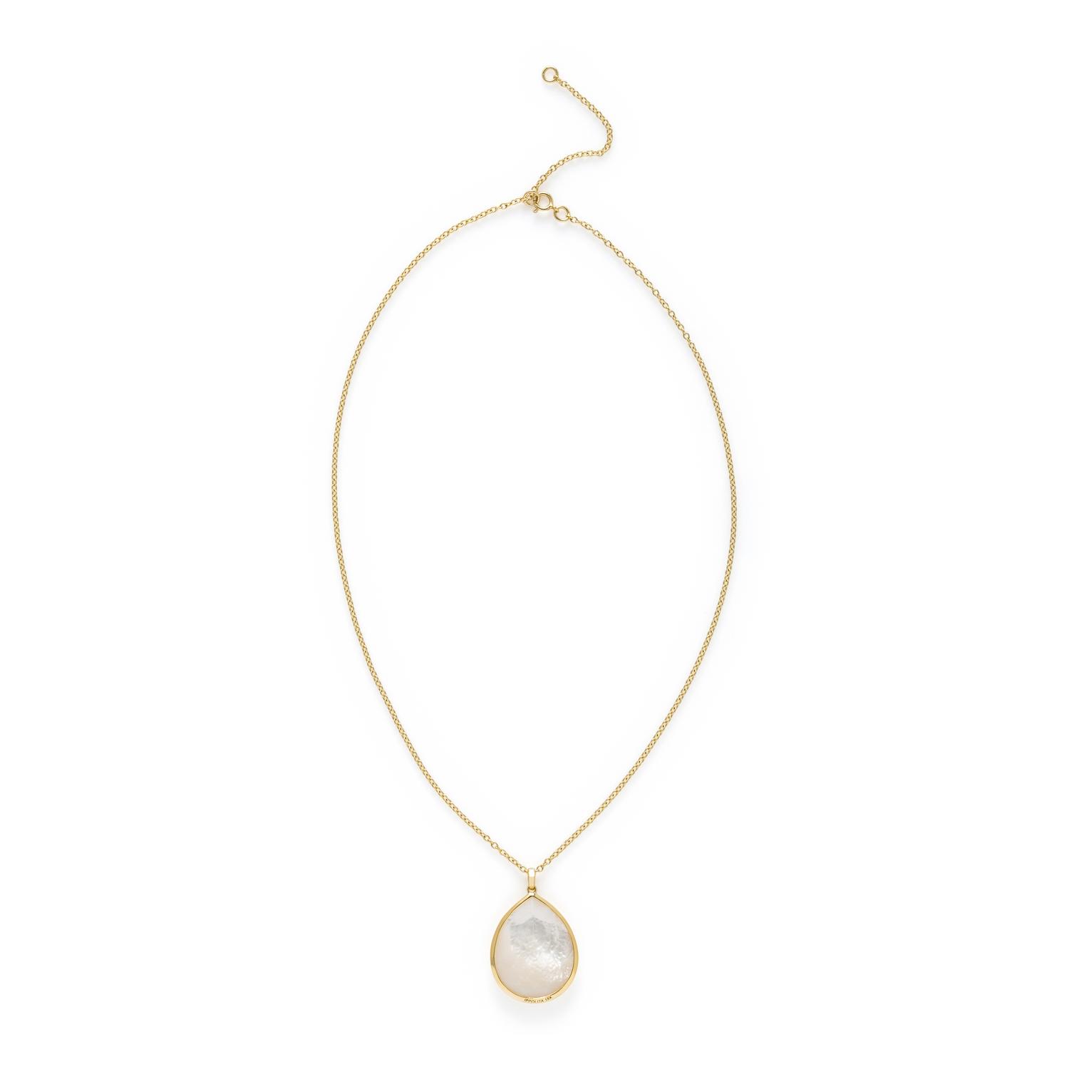 IPPOLITA, YELLOW GOLD AND MOTHER-OF-PEARL PENDANT NECKLACE