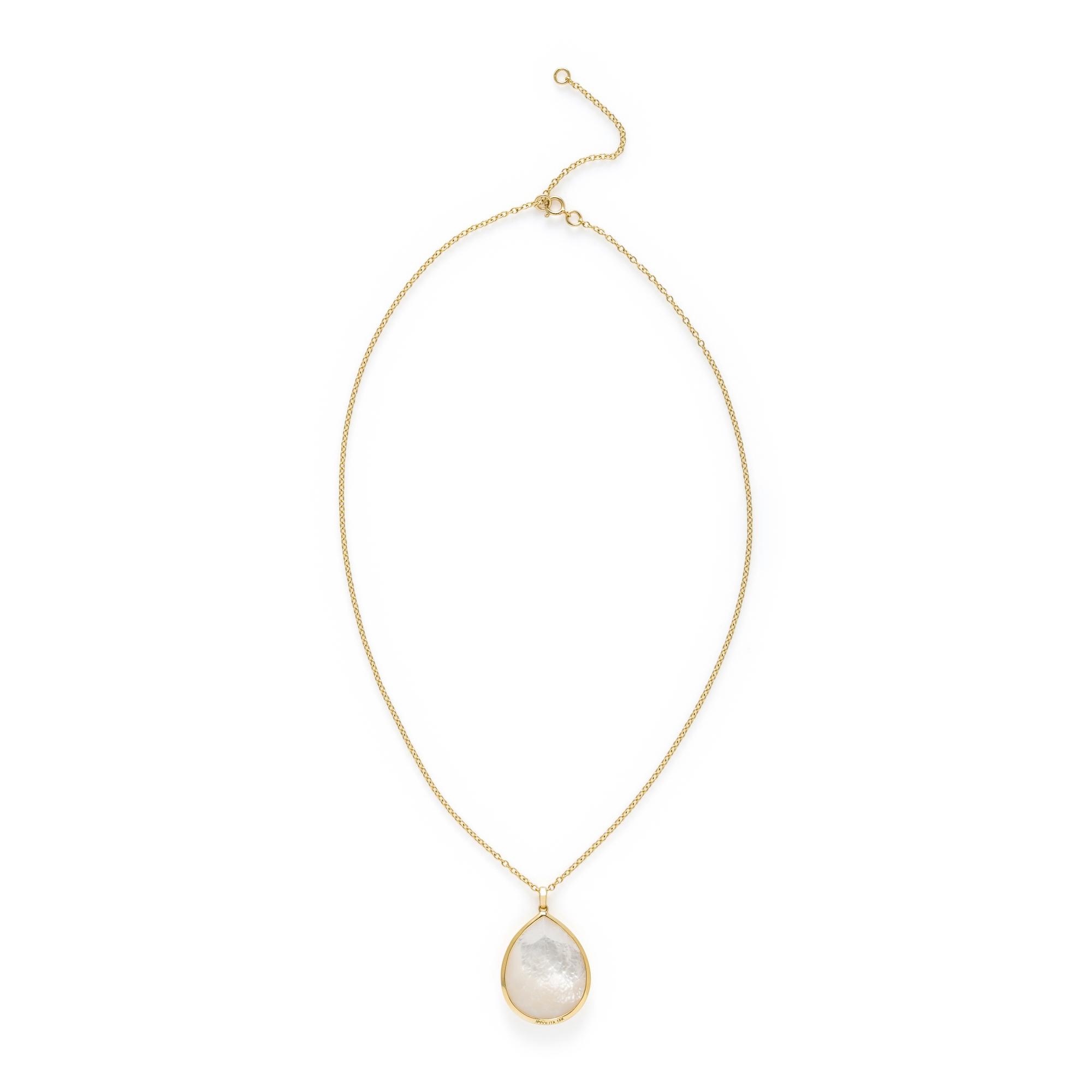 IPPOLITA, YELLOW GOLD AND MOTHER-OF-PEARL PENDANT NECKLACE