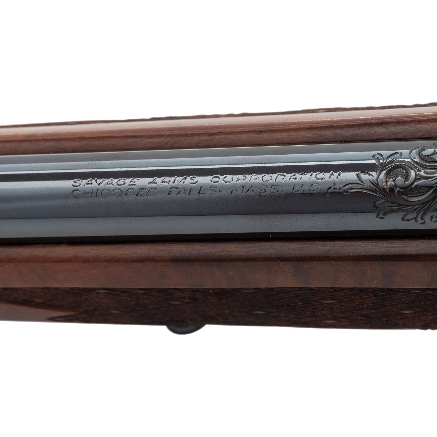 ** Custom Engraved Savage Model 99 with Olympic Peep Sight