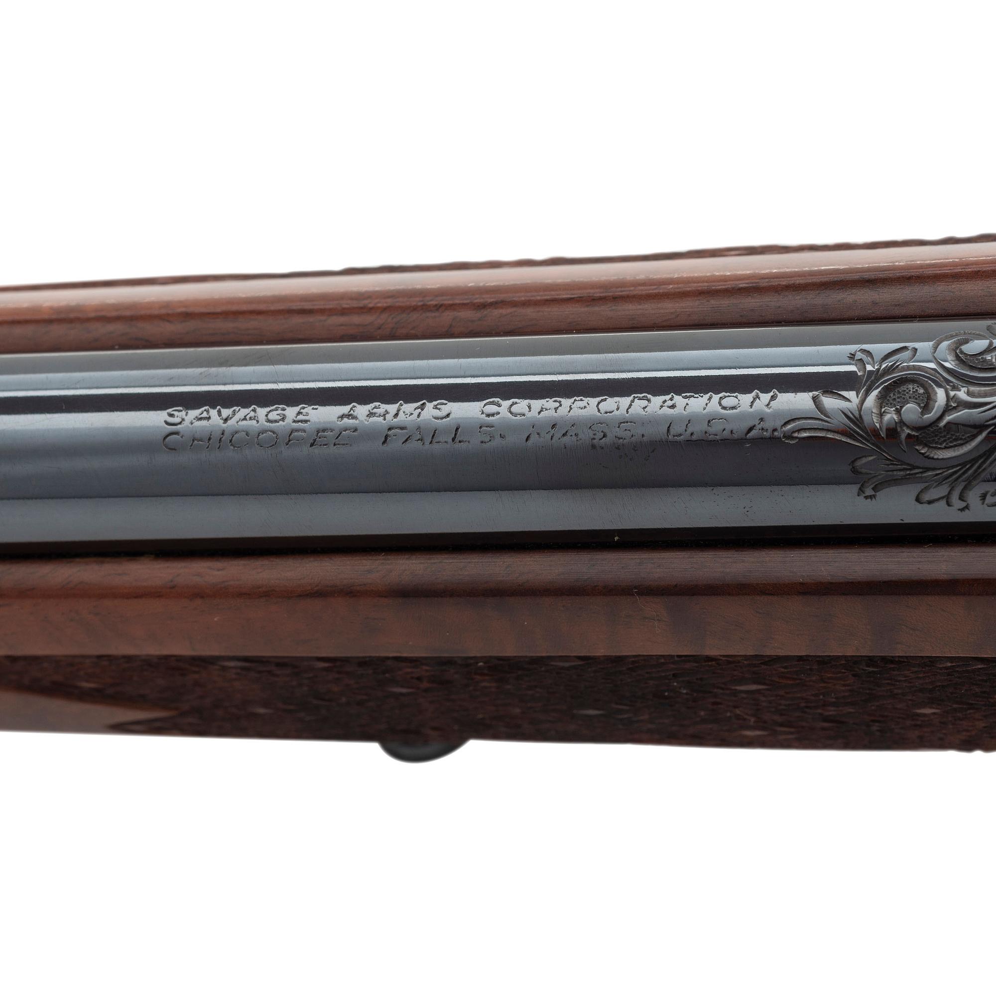 ** Custom Engraved Savage Model 99 with Olympic Peep Sight