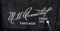 A Norell Brown Mink Coat,