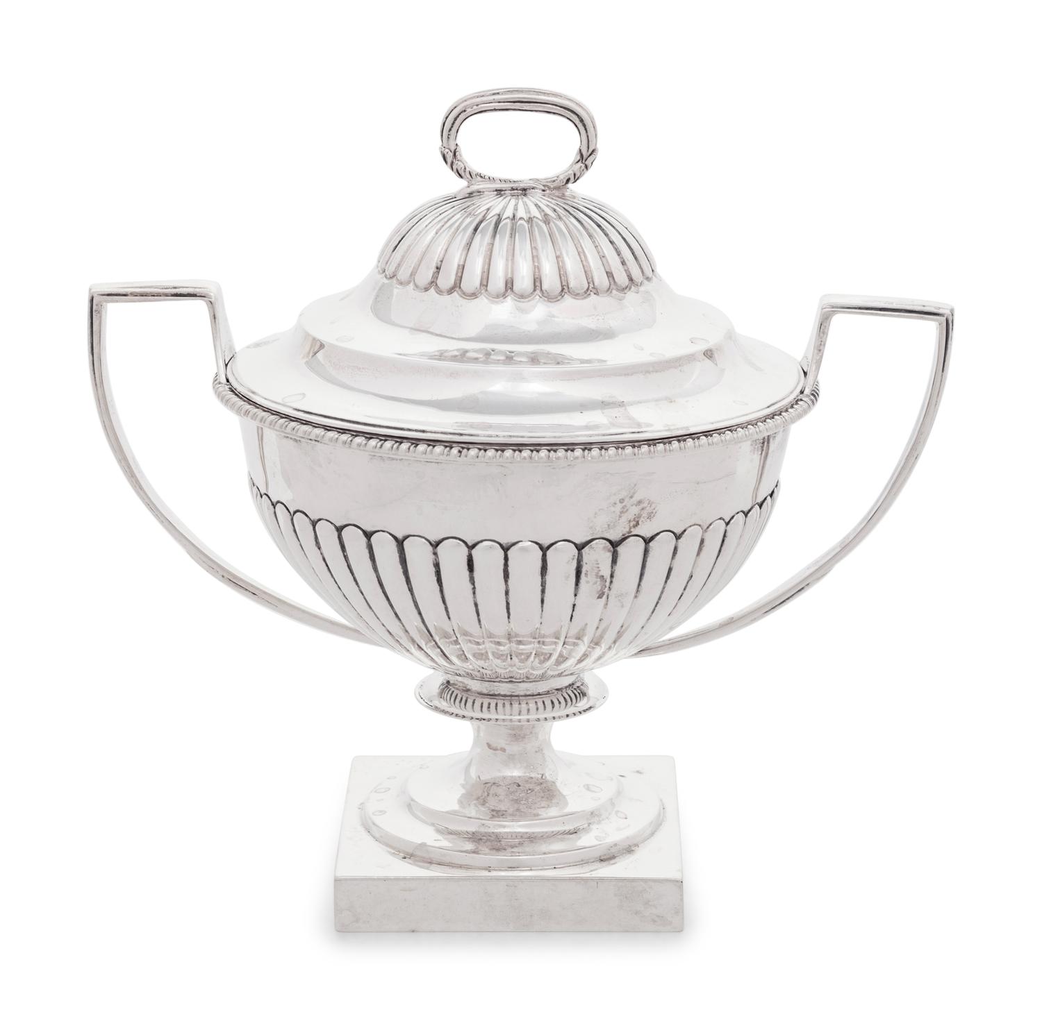 An Edwardian Silver Covered Bowl or Sauce Tureen