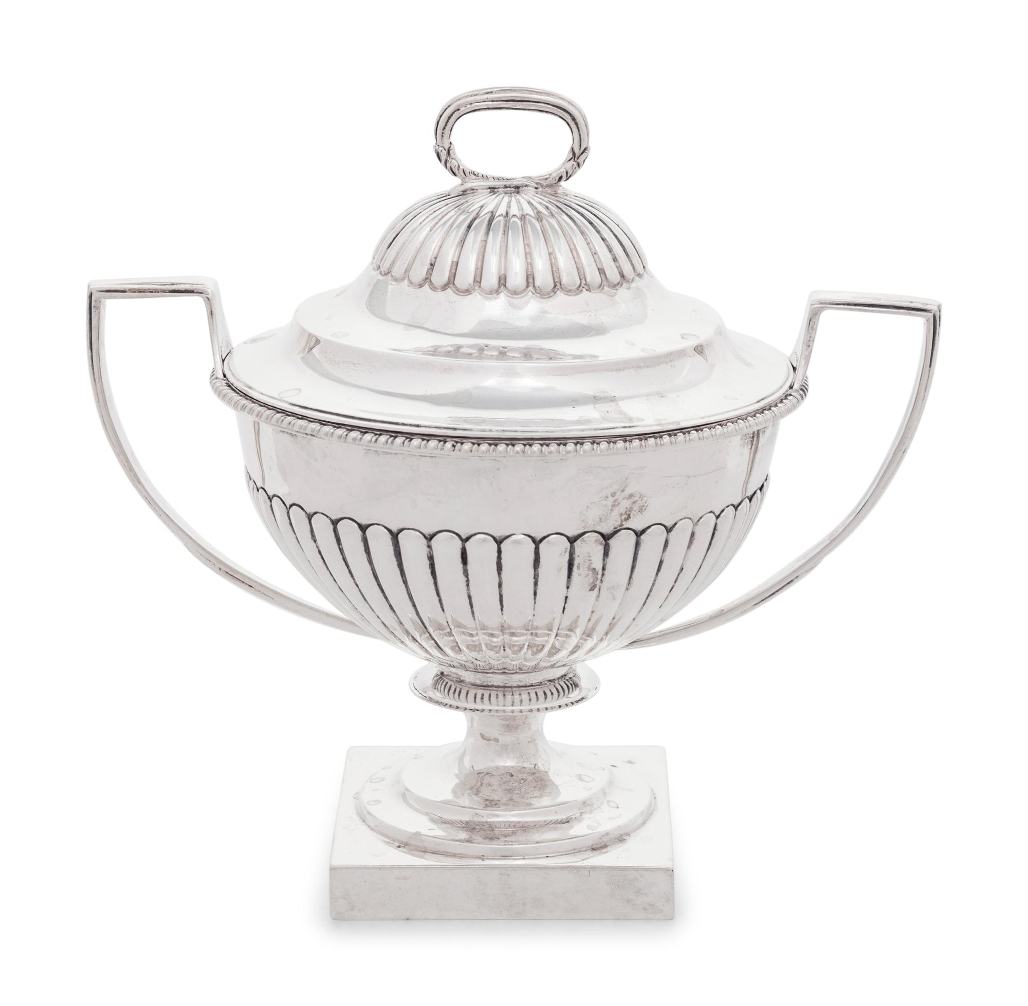 An Edwardian Silver Covered Bowl or Sauce Tureen