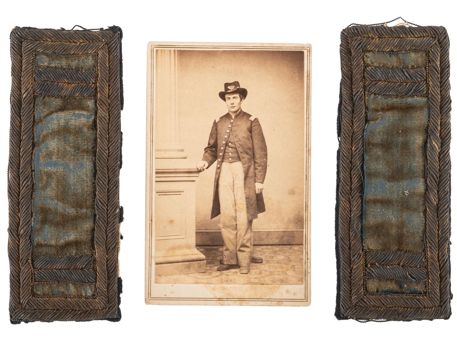[CIVIL WAR]. New Hampshire 5th Infantry collection, identified to Charles F. Liscomb, WIA Antietam.