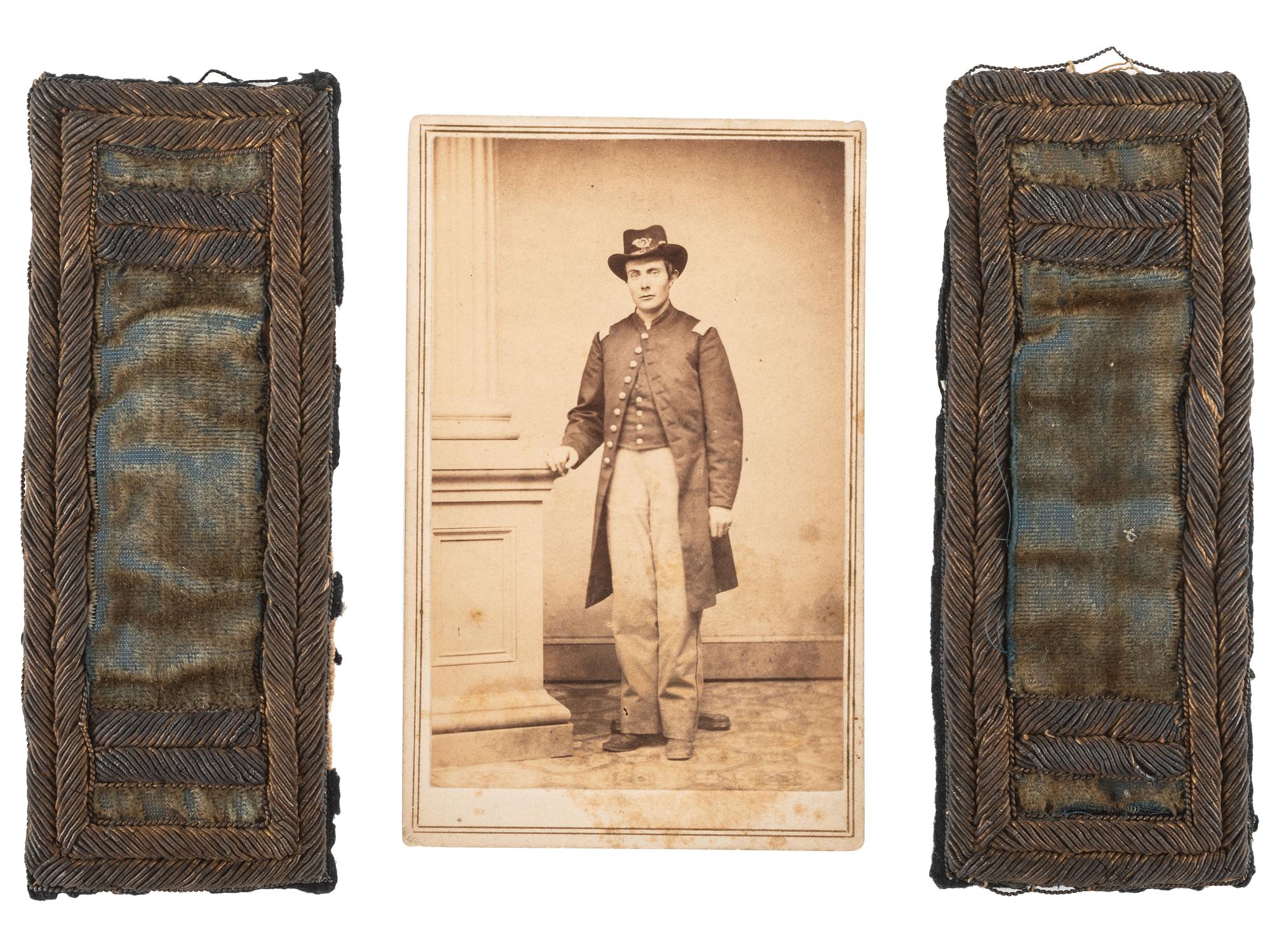 [CIVIL WAR]. New Hampshire 5th Infantry collection, identified to Charles F. Liscomb, WIA Antietam.
