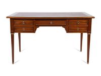 A Louis XVI Style Mahogany Bureau Plat — EARLY 20TH CENTURY