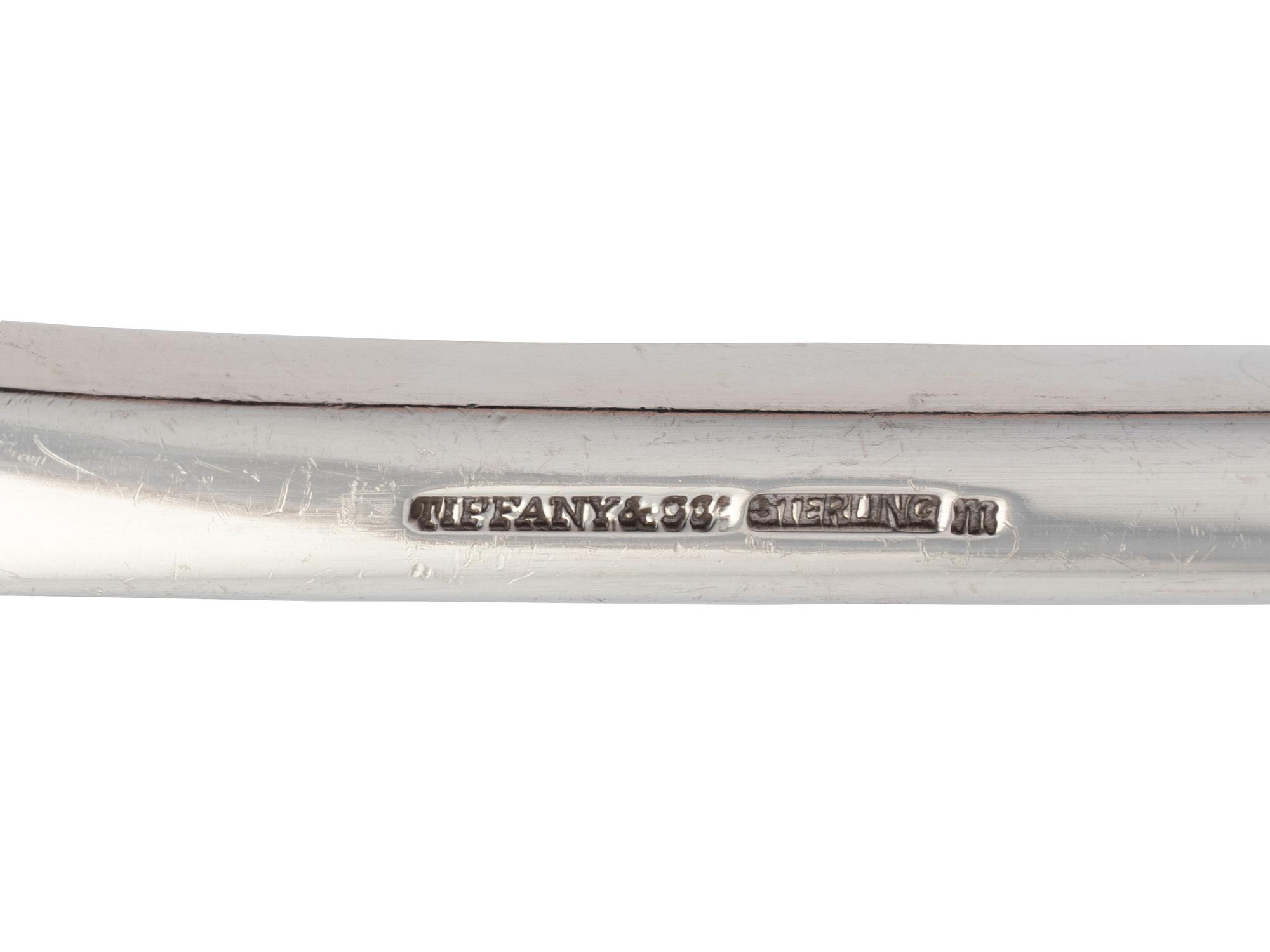 An American Silver Double Pour Ladle