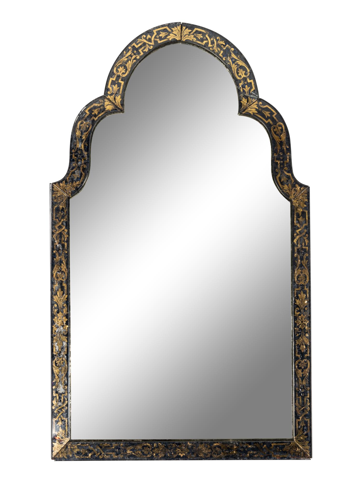 An Italian Églomisé Mirror