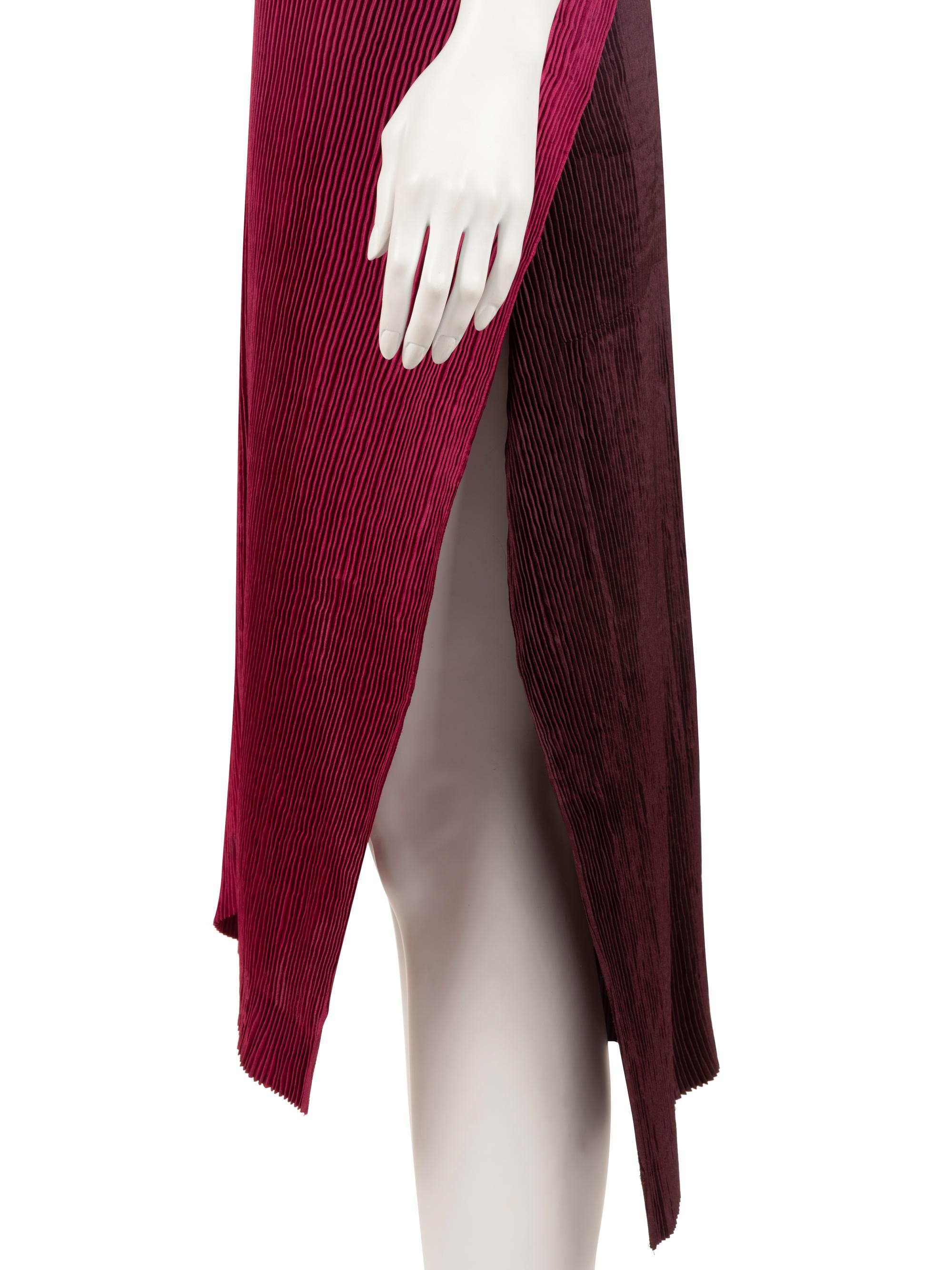 Two Issey Miyake Pleated Items: One 'Apron' Dress and One Skirt, Fall/Winter 1995-96