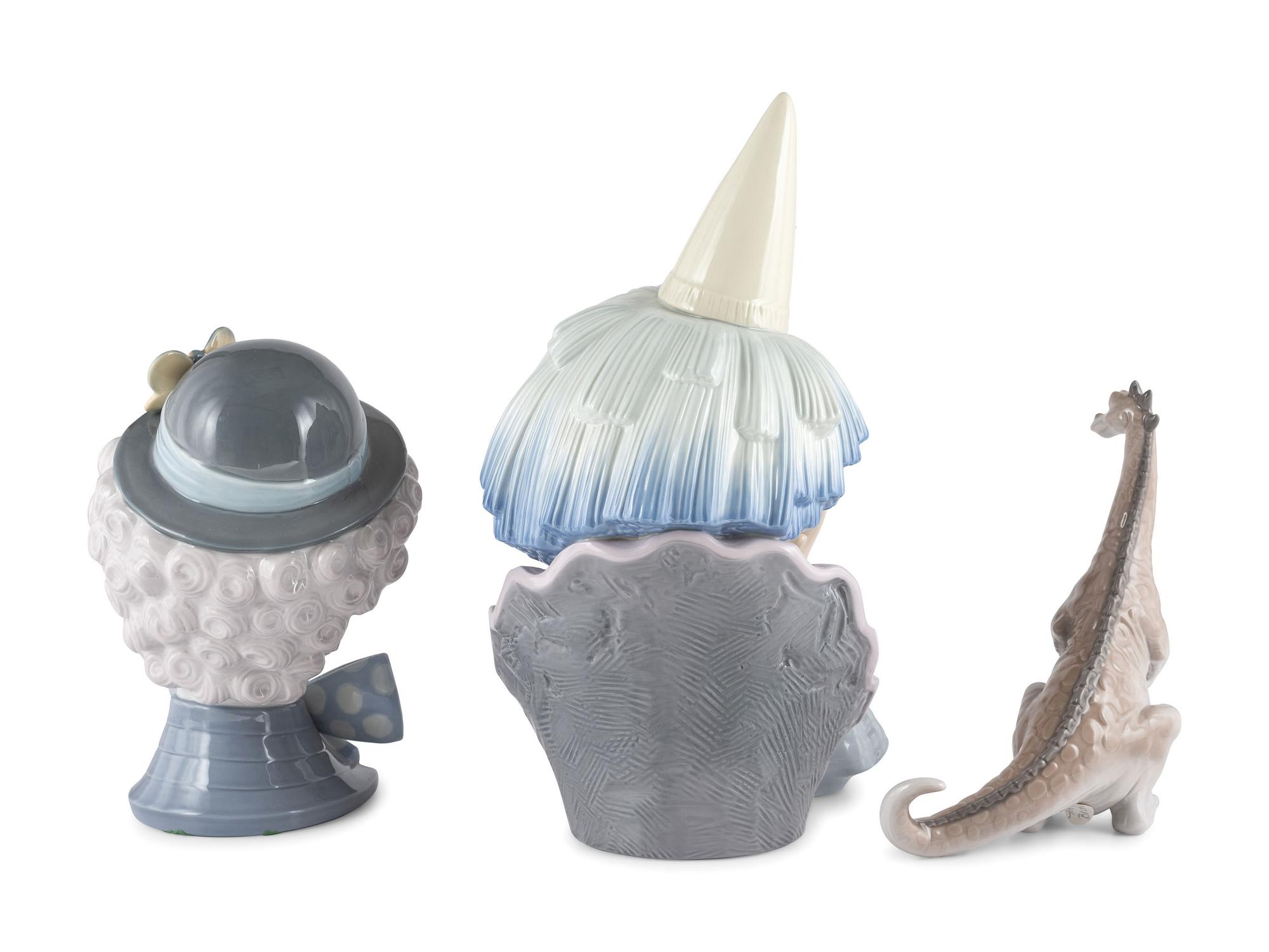 Three Lladro Porcelain Figures