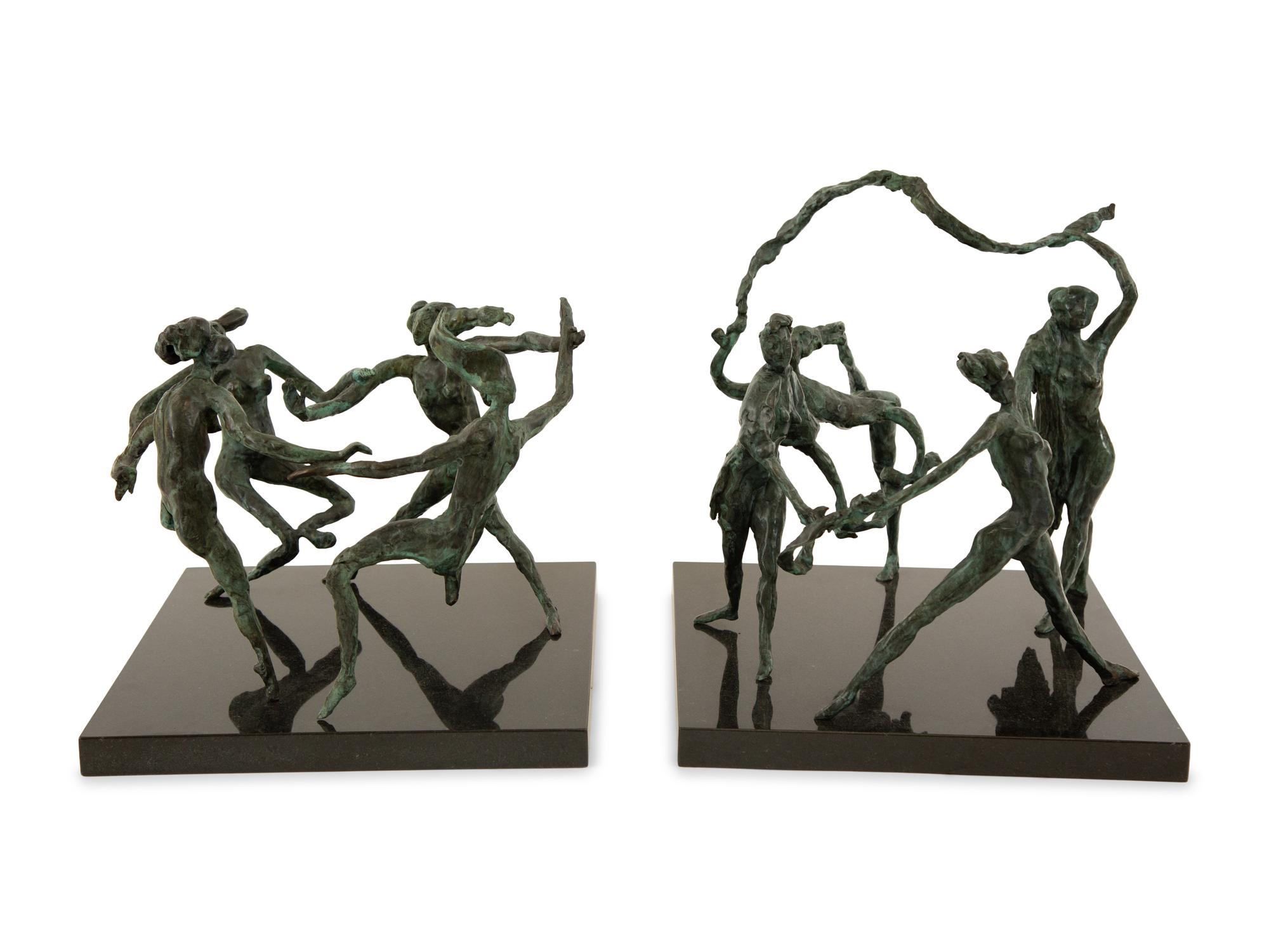 Dancing Figures (A Pair of Works)