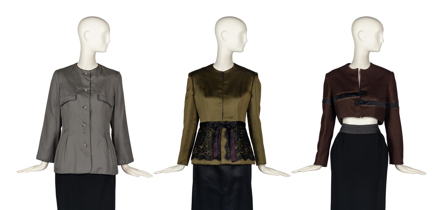 A Collection of Five Separates by Geoffrey Beene and One J. Mendel Skirt