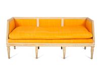 A Louis XVI Grey-Painted Sofa