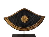 A Set of Three Chinese Straw Hats