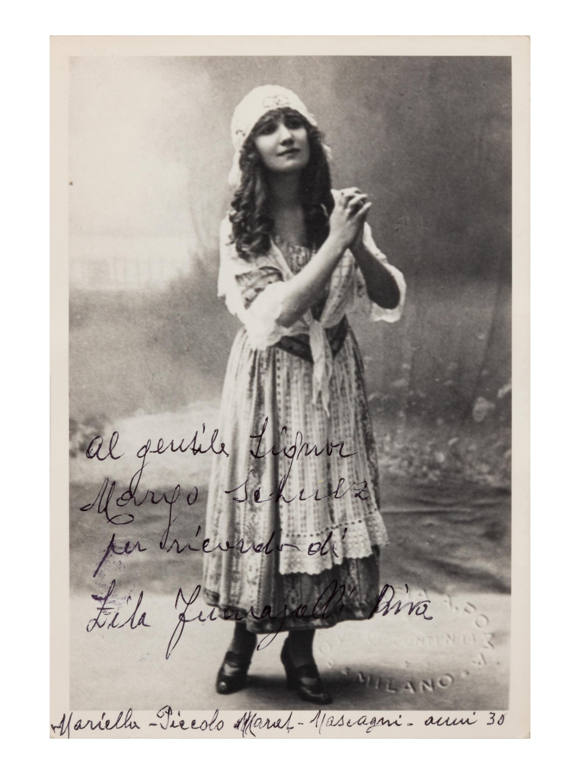 A Group of 5 Photographs, Photographic Postcards or Photographic Prints of Opera Singers from the 1930s
