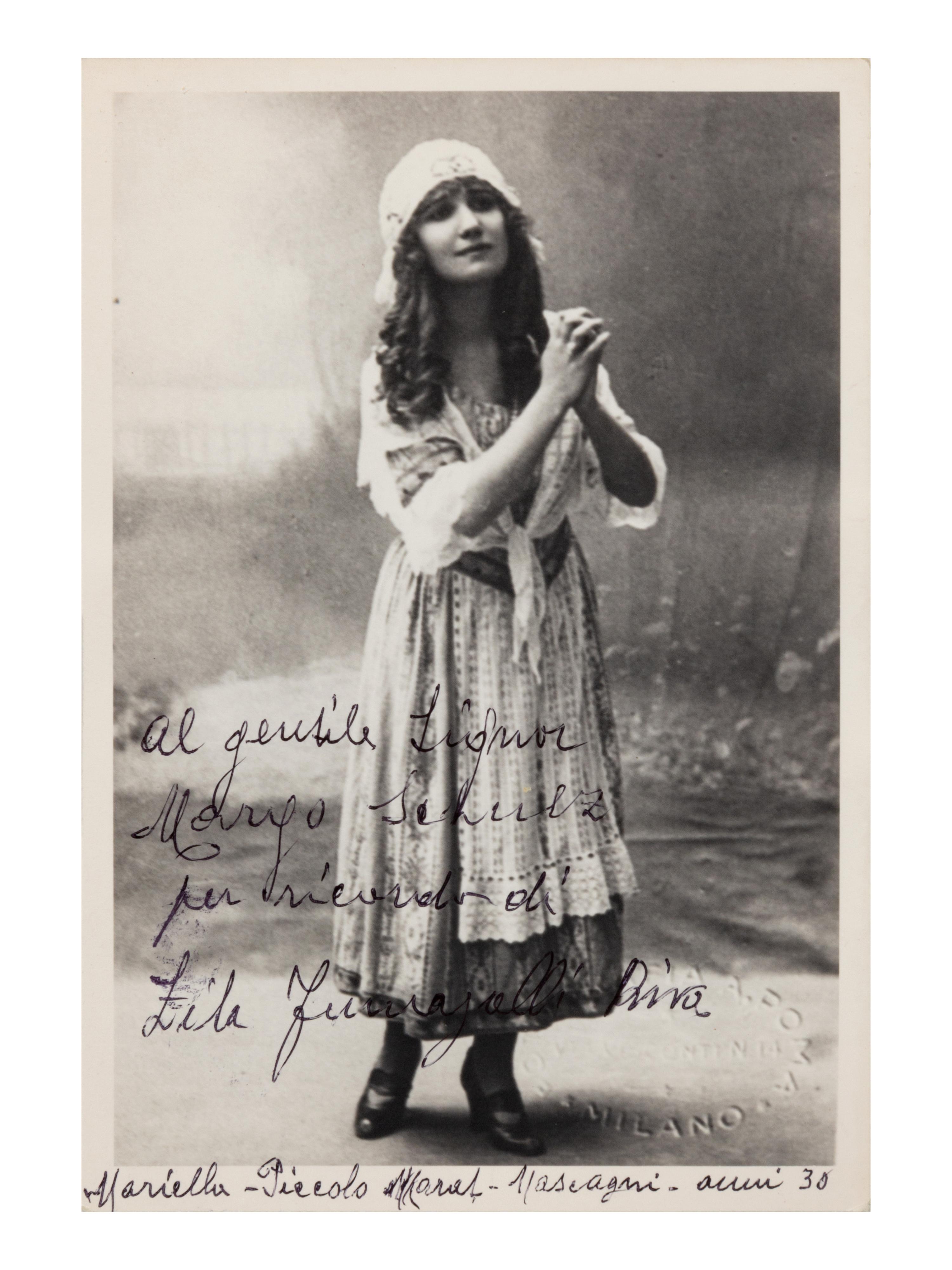 A Group of 5 Photographs, Photographic Postcards or Photographic Prints of Opera Singers from the 1930s