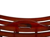 A Turned Mahogany Canterbury