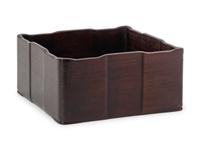 A Zitan Wood Square Tray