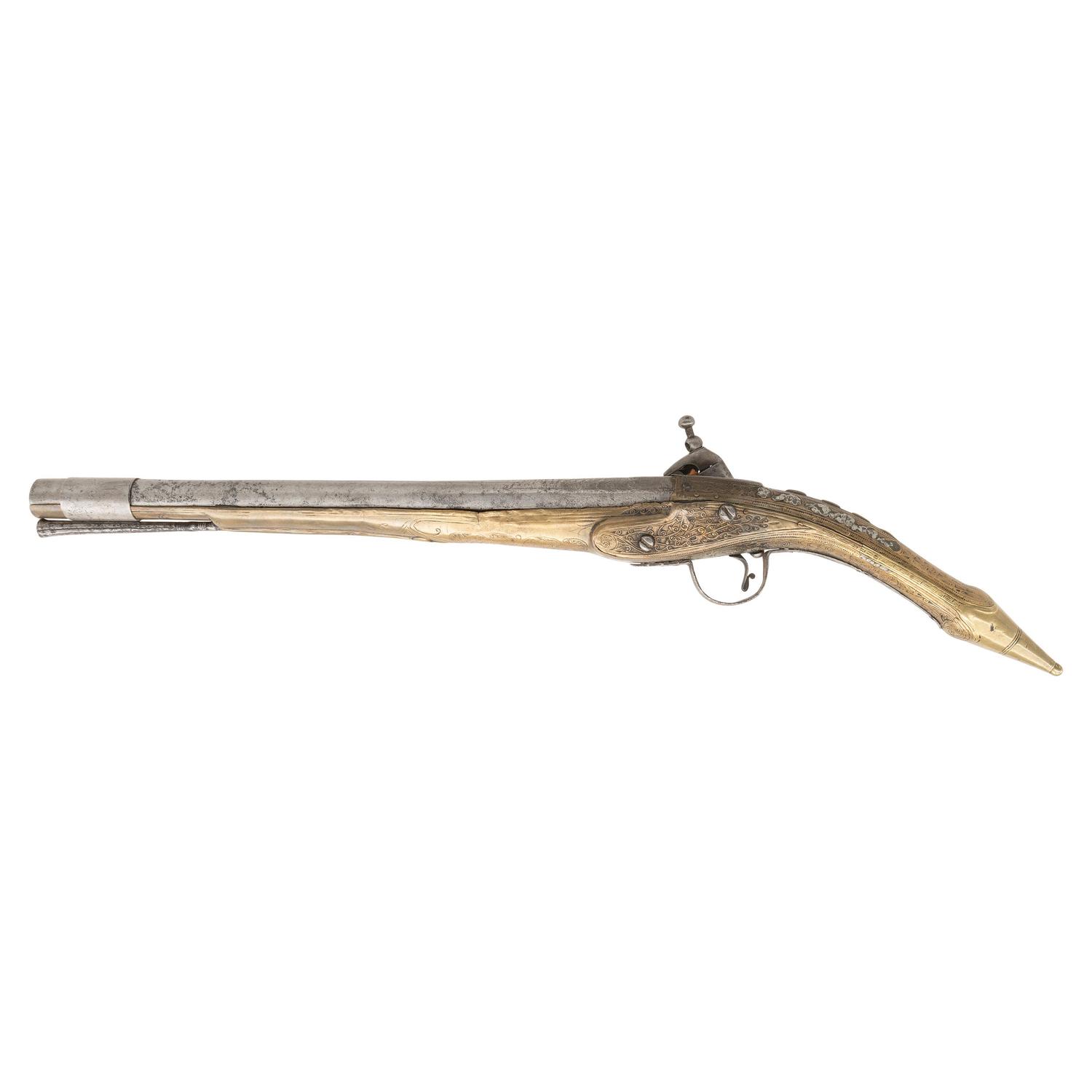 Albanian Rat Tail Miquelet Pistol