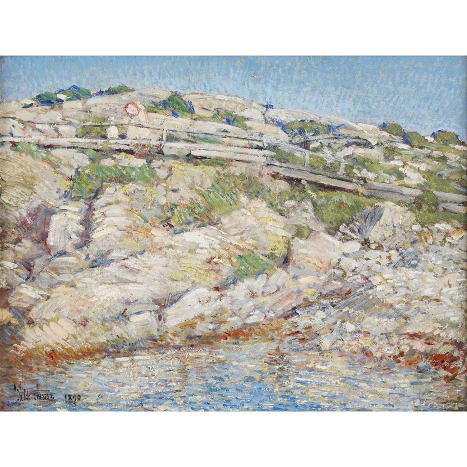Childe Hassam (American, 1859-1935) The Walk Around the Island