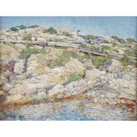 Childe Hassam (American, 1859-1935) The Walk Around the Island