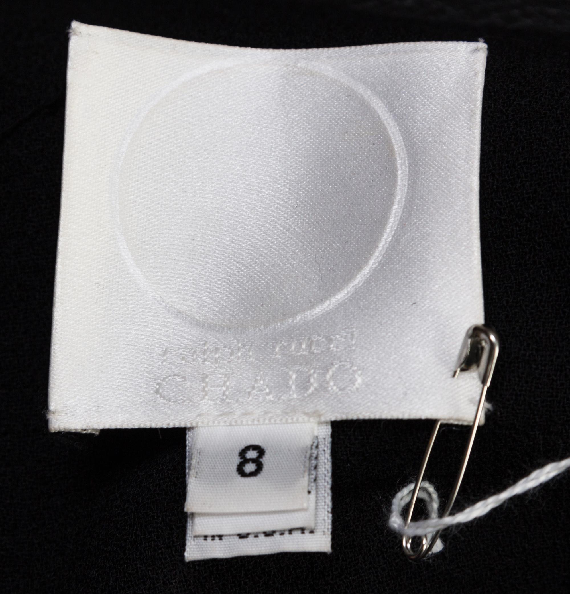 A Ralph Rucci Black Wool Jacket, Size 8.