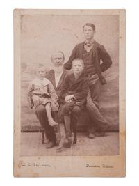 [TEXAS]. 6 photographs and documents related to military subjects in early Texas state history.