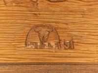The Buffalo Hunt, Wood Carving